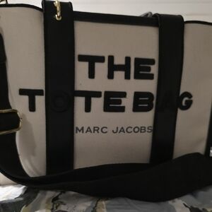 Marc Jacobs Black and White Tote Bag
